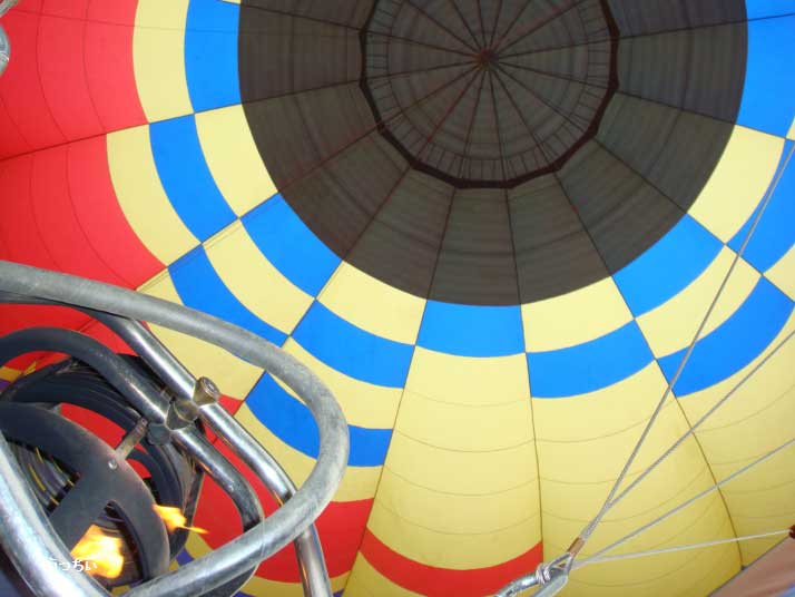  陵南公園 さくら祭り 気球初体験