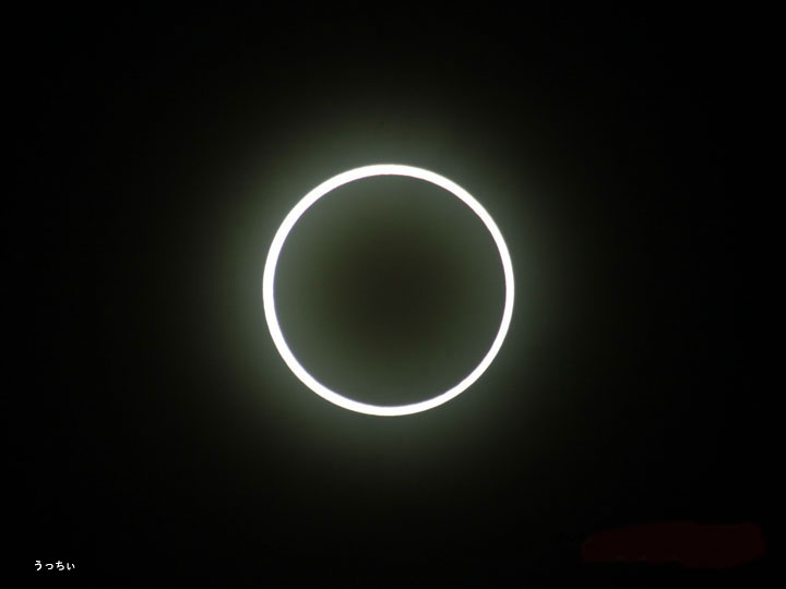 金環日食　完全撮影 2012年5月21日am7：30